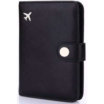 Wholesale high quality cheap rfid travel personalized pu leather travel passport cover