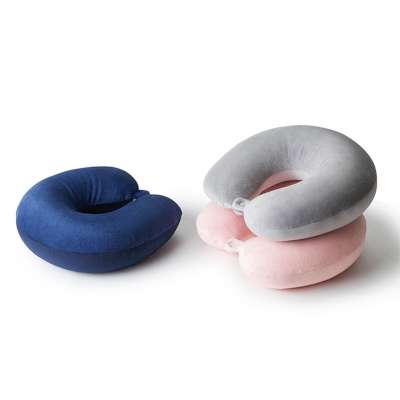 Soft Fleece Neck Support Scarf Travel Pillow u shaped microbead travel neck pillow