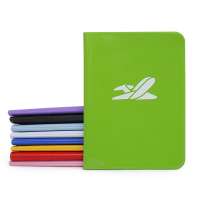 Custom Logo 8 colors PVC passport cover passport holder travel  passport organizer wallet