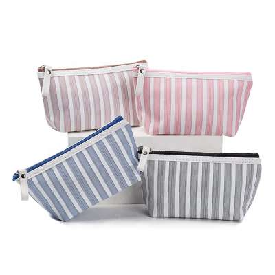 Multi-Function Travel Coin Purse Holder Bags Pencil Packet Toiletry Bag Printed Canvas Cosmetic Bag